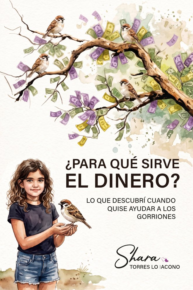 Portada: ¿Para qué sirve el dinero? de Shara Torres Lo Iacono